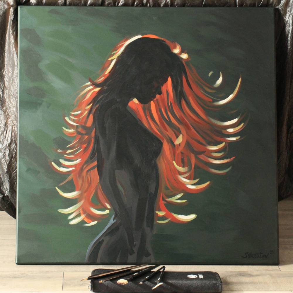 Author’s Painting  - “Fiery Tenderness”