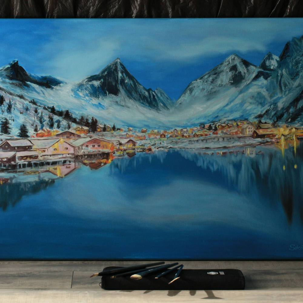 Author’s Painting - “Winter Reflection”