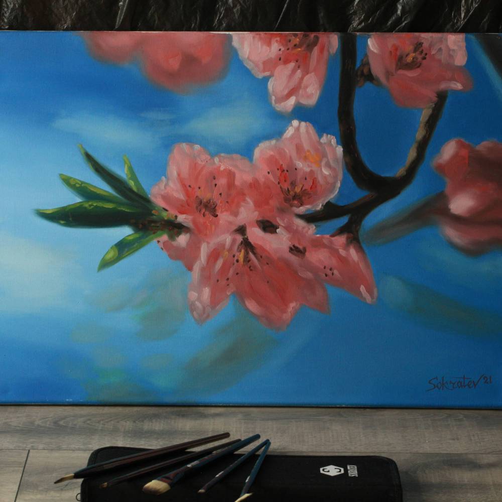 Gemälde des Autors - "Pink Breath”