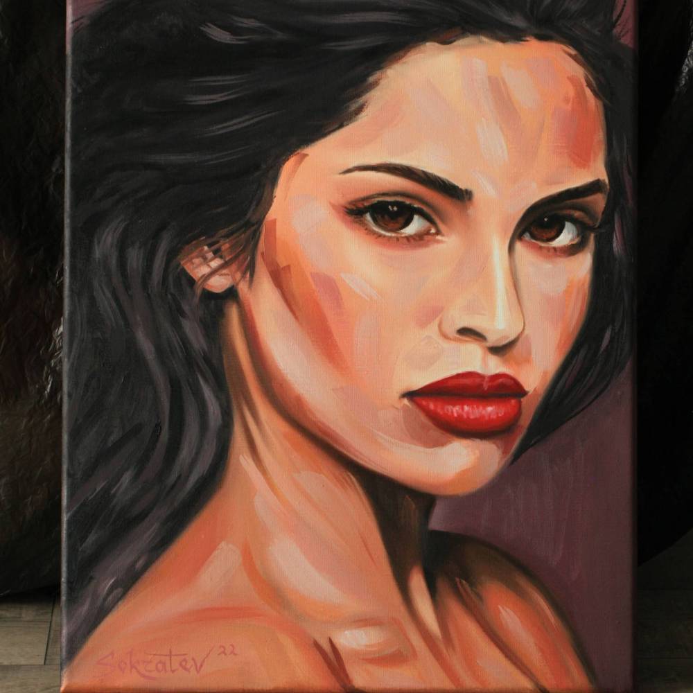 Author’s Painting -“A Gaze Within”