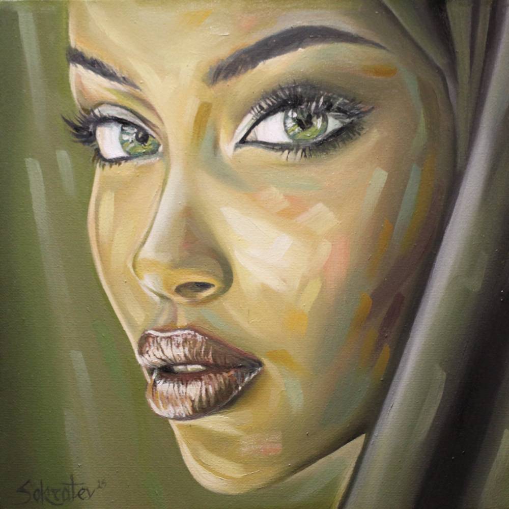 Gemälde des Autors - “Der grüne Blick”