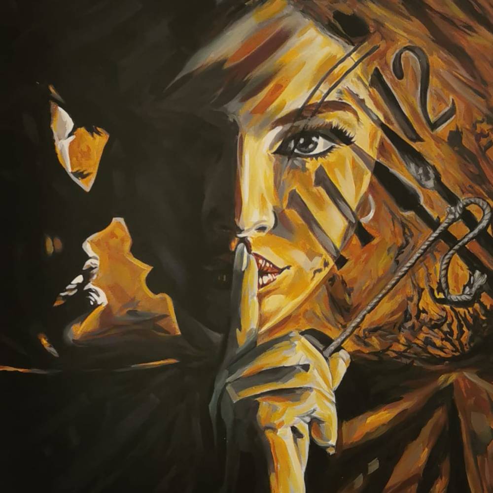 Autorengemälde - “Schhh ...”