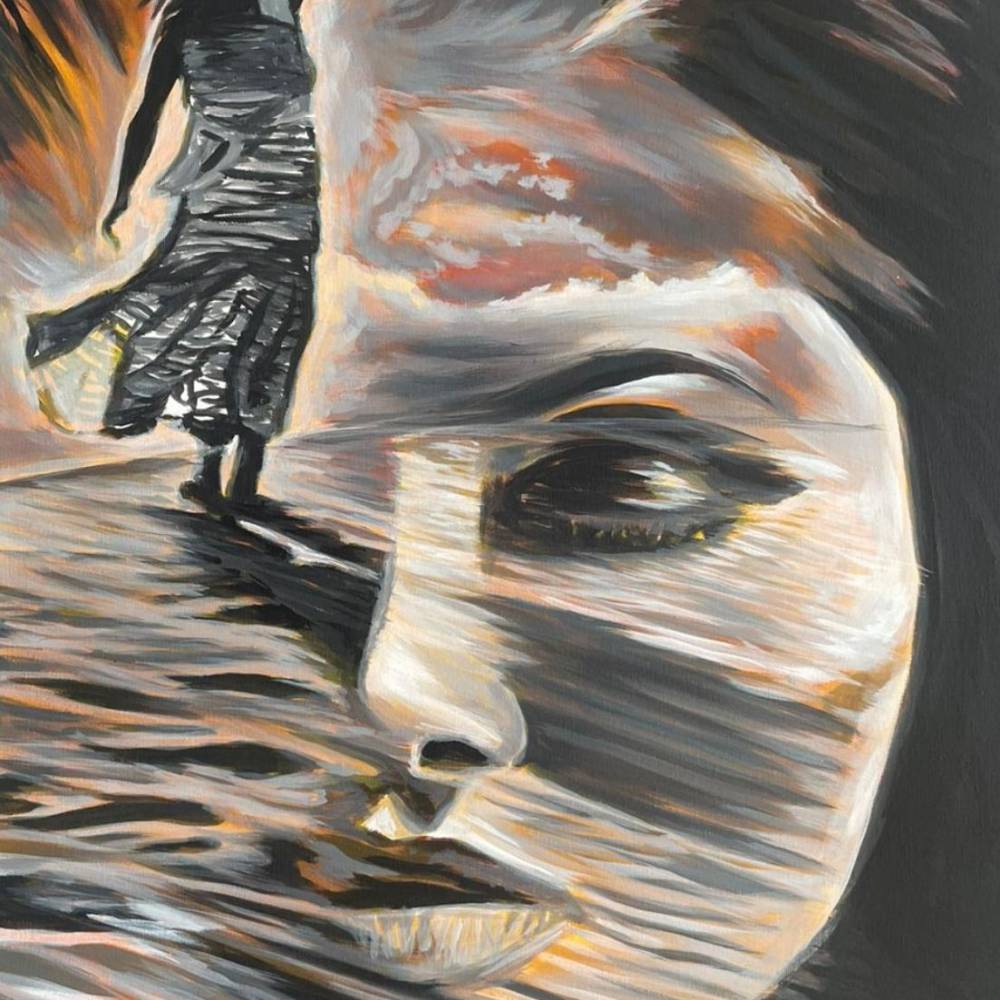 Author’s Painting -“The Girl Within Memories”